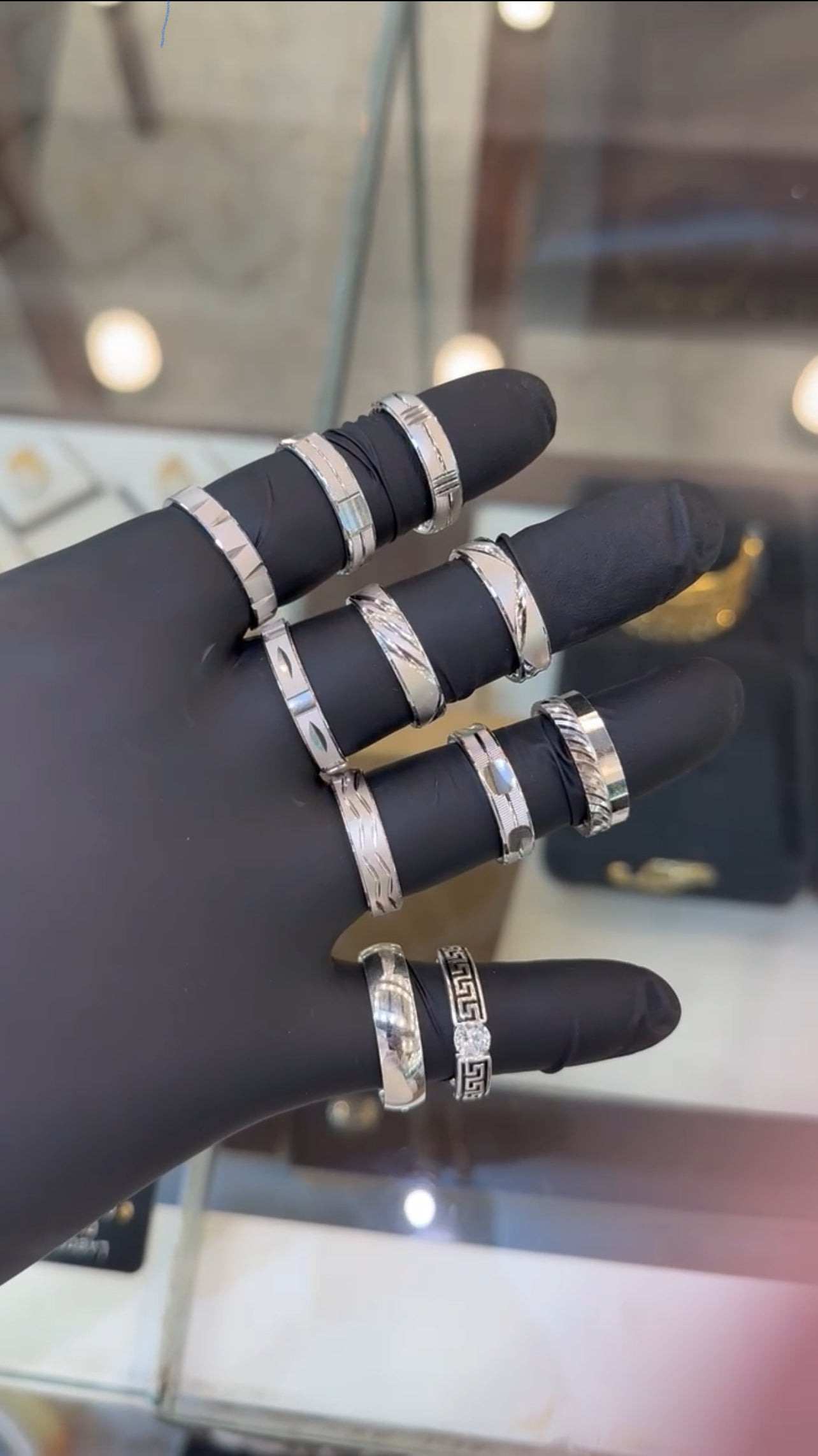 Classic men’s sterling silver rings