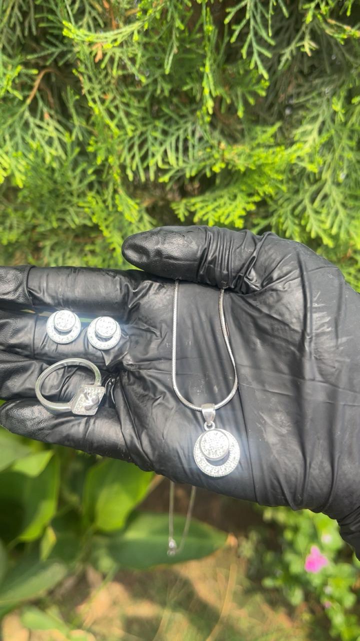 925 sterling silver set friendly durable-Elegant